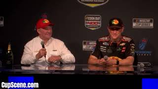 NASCAR at Richmond Aug 2024 Richard Childress Justin Alexander post race [upl. by Bliss]