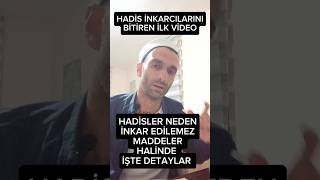 HADÄ°SLER YALAN MI HADÄ°S Ä°NKARCIÅARINA REDDÄ°YE HADÄ°SLER UYDURMAMI [upl. by Oilut]