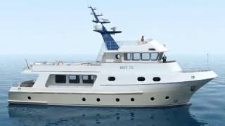 Trawler Yacht SMT 70 styling by SeaTech ltd [upl. by Gilud344]