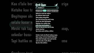 Lirik lagu aishiteru aishiteru3 lyrics lirik music [upl. by Ridgley]