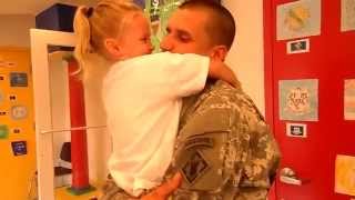 Military Dad surprises Daughter [upl. by Nahtaneoj]