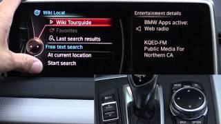 2014  2015  2016 BMW iDrive Touch Infotainment Review  with finger writing recognition [upl. by Ahsiugal]