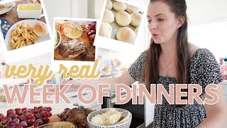 A WEEK OF REAL FAMILY DINNERS  WHAT WE EAT IN A WEEK  EASY FAMILY DINNER RECIPES [upl. by Vigor]