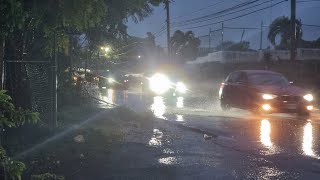 MORANT MAIN ROAD EASTERN STTHOMASTROPICAL STORM RAFAEL [upl. by Bunting]