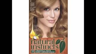 Clairol Natural Instincts 8 5 Champagne on Ice Medium Natural Blonde Semi Permanent Hair Color [upl. by Onirefes393]