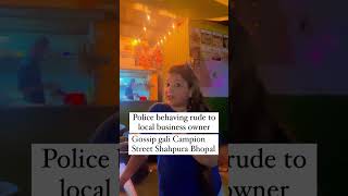 Local police Behaviour for local vendors bhopal streetfoodindia police viralvideo [upl. by Atirehc]