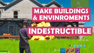 How to Make Buildings Indestructible in Fortnite Creative [upl. by Sabu]