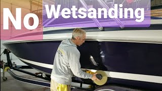 Boat Detailing some of the Gelcoat work no Wetsanding just Compounding much Easier [upl. by Florina101]