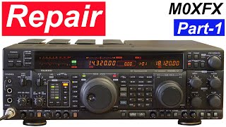 Yaesu FT1000MP Mark V No RXTX Troubleshoot amp Repair Part1 [upl. by Darill]