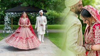 Pranav amp Bhavikas Dream Wedding amp Reception Highlights  Winstanley House Leicester  July 2024 [upl. by Nealy]