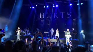 Hurts – Under Control  Karen Demirchyan Sports and Concerts Complex Yerevan 030723 [upl. by Leinehtan]