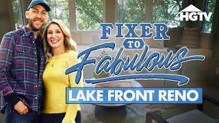 Lake Living Sun Room Party Deck amp Fire Pit  Full Episode Recap  Fixer to Fabulous  HGTV [upl. by Irpac]