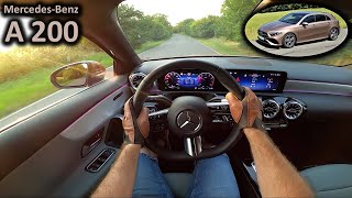 2023 MercedesBenz A 200  POV test drive [upl. by Pirnot838]