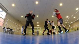 SAVATE boxe française → Séance dentraînement avec deux champions du Monde [upl. by Aitnauq]