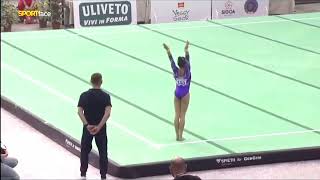 Giulia Perotti 🇮🇹  HUGE 13800 Floor Junior  Corpo libero  Terza Prova Serie A1 2024 [upl. by Ansell]