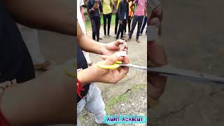 Sodium metal dipped into water shorts ytshorts  Amrit Academy [upl. by Tlevesoor]