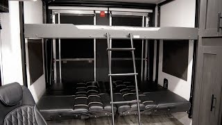 2023 KZ RV Sportster 270THR Travel Trailer Toy Hauler Quick Tour [upl. by Avlasor]