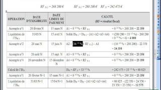 243 Impôt sur les sociétés Application 2 [upl. by Loredo]