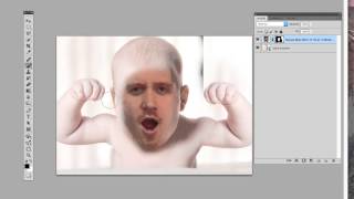 How To Photoshop Your Friends Face Onto A Babys Body [upl. by Tegirb236]