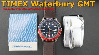 Hands on Unboxing  TIMEX Waterbury Traditional GMT 39mm Watch Pepsi Bezel GMT under 200 [upl. by Morganne]