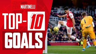 Ranking Gabriel Martinellis Top 10 Goals for Arsenal [upl. by Kwapong]