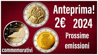 Monete Euro 2024  Anticipazioni Tutte le Novità 2€ Commemorative Germania Estonia Slovenia [upl. by Ailegave]