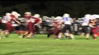 HS Football Hoosick Falls 40 Mechanicville 0 [upl. by Elleinwad]