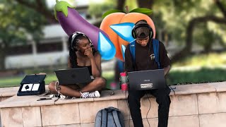 Blasting INAPPROPRIATE Sounds in the Library PRANK [upl. by Artinek]