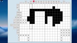 BampW Nonogram solution example [upl. by Hsiekal]