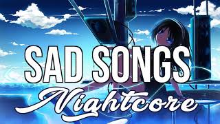 Nightcore Sad Songs  Marshmello [upl. by Zebadiah]