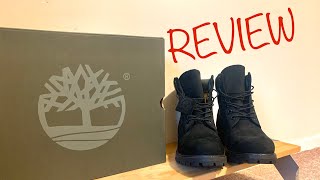 Black Timberland Boots Review [upl. by Galitea]