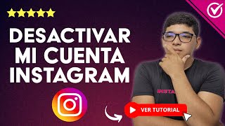 Cómo ELIMINAR O DESACTIVAR MI CUENTA de Instagram Desde la PC  💻​ Temporal o Permanentemente ​💻​ [upl. by Aelrac976]