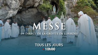 Messe à la Grotte de Lourdes  10012024 [upl. by Hallsy]