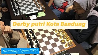 Bandung Open 2024  WNM Aura Cahyati Alifan Vs WFM Regita Desyari Putri [upl. by Groot485]