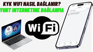 KYK YURT WİFİ NASIL BAĞLANIR GSB WİFİ ŞİFRESİ ALMA [upl. by Christan]