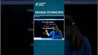 🔢 Master Decimal to Fraction Conversions 🔢  CareerClassin [upl. by Muhcon]