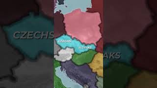 Why did Czechoslovakia Collapse short historicalmaps map [upl. by Hadley651]