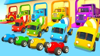 Car cartoons full episodes amp Street vehicles Helper cars for kids amp Leo the Truck cartoon for kids [upl. by Amian978]