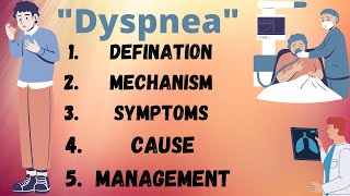 What is Dyspnea  dyspnoea shortness of breath or breathlessness or breathing disorder [upl. by Ilana]