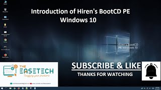 Full Introduction Of Hiren Boot CD PE windows 10 [upl. by Aronael]