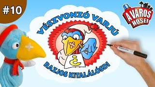 A város hősei  10 Rajzos kitalálósdi Vészvonzó Varjúval  Rajzfilmek Gyerekeknek  Animációs [upl. by Anikal]