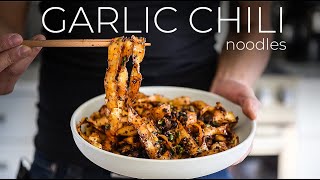 SPICE UP YOUR WEEKLY MENU with this crazy delish Garlic Chili Noodles Recipe [upl. by Haymes]