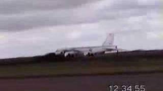 RC B52 takeoff flight and crash [upl. by Nnylyahs]