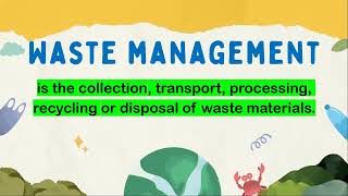 Waste management recycling [upl. by Ydasahc]