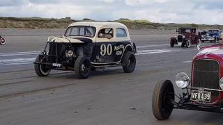 Vintage Hotrods on Pendine Beach [upl. by Asyle]