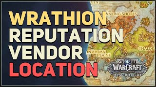 Wrathion Quartermaster Reputation Vendor Location WoW [upl. by Nired840]