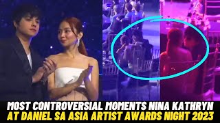 Kathryn Bernardo at Daniel Padilla UNSEEN CONTROVERSIAL MOMENTS sa ASIA ARTIST AWARDS 2023 panoorin [upl. by Nosydam]