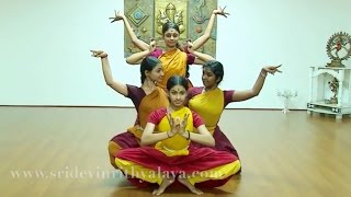 Ashta Lakshmi Stotram  Sridevi Nrithyalaya  Bharathanatyam Dance [upl. by Artenek539]