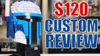 LEGO Star Wars JANGO FETT Custom Helmet Set Review Republic Bricks [upl. by Anderea]