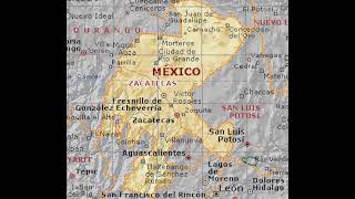 map of Zacatecas Mexico [upl. by Gypsie453]